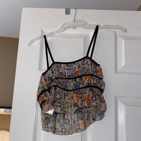 Strappy Ruffle Tank - Picture 2 of 2